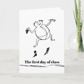 Carte Bande dessinée d'Edward Lear de félicitations de (Devant)