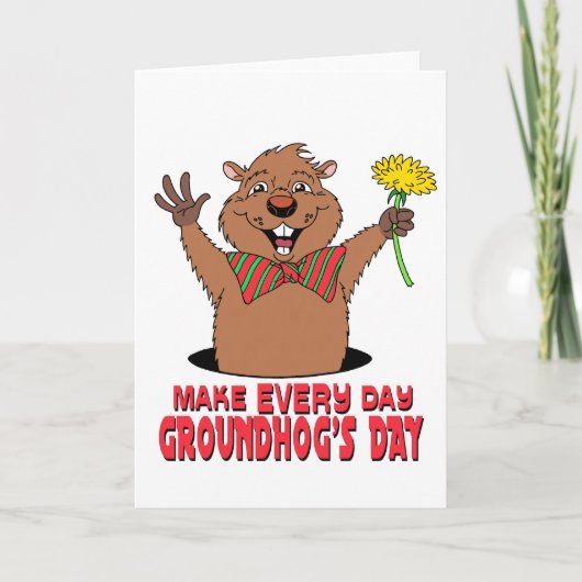 Carte Bande dessinée Groundhog (Devant)