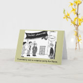 Carte Bande dessinée humoristique et originale par Mike (Fleur jaune)