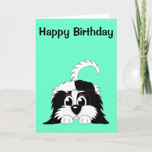 Carte Bande dessinée mignonne Cavachon