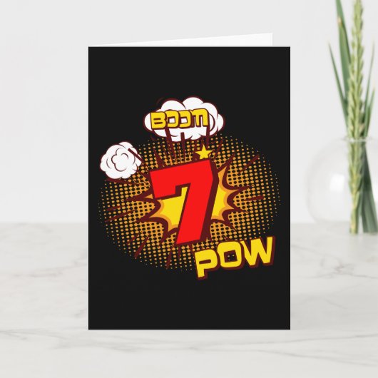 Carte Bande dessinée pour enfants de 7 ans (Devant)