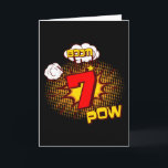 Carte Bande dessinée pour enfants de 7 ans<br><div class="desc">7 Anniversaire 7 Anniversaire Boy Kids Gift Comic! Pour fils,  neveu,  petit-fils et enfants ! Un maillot de 7e anniversaire,  un cadeau de 7e anniversaire,  un cadeau de 7 ans,  un cadeau de 7e anniversaire ou un cadeau de 7e anniversaire !</div>