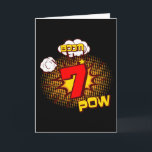 Carte Bande dessinée pour enfants de 7 ans<br><div class="desc">7 Anniversaire 7 Anniversaire Boy Kids Gift Comic! Pour fils,  neveu,  petit-fils et enfants ! Un maillot de 7e anniversaire,  un cadeau de 7e anniversaire,  un cadeau de 7 ans,  un cadeau de 7e anniversaire ou un cadeau de 7e anniversaire !</div>