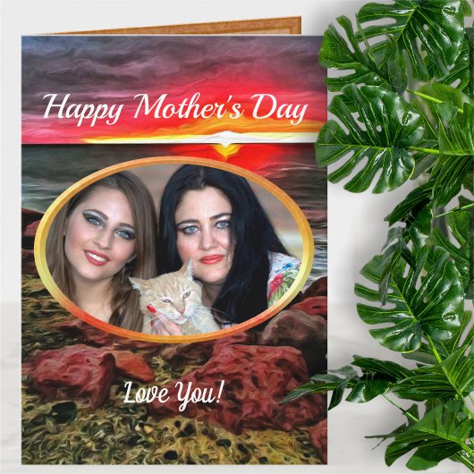 Carte Banderas Joyeux coucher du soleil de la fête des m