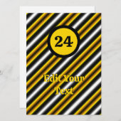 Carte Bandes arc-en-ciel blanc jaune (Devant / Derrière)