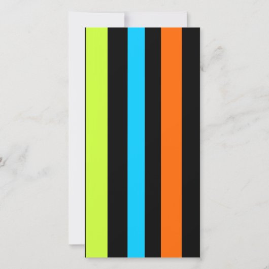 Carte Bandes de néon (Devant)