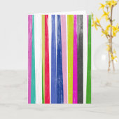 Carte Bandes verticales (Fleur jaune)