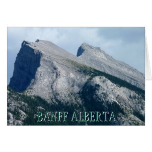 Carte Banff Alberta customisée Banff Souvenir Car