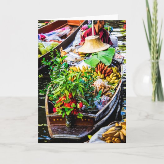 Carte Bangkok | Marché flottant (Devant)