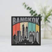 Carte Bangkok Thaïlande (Debout devant)