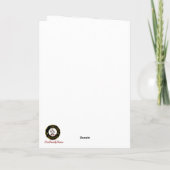 Carte Bannerman Crest & Tartan avec Robin Personnalisé (Dos)