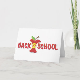 Carte Bannière Apple Back To School