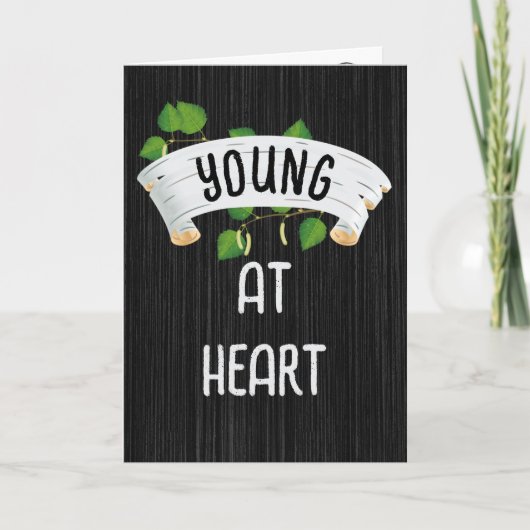 Carte Bannière de Birch et Humour d'anniversaire Ivy (Devant)