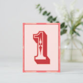 Carte Bannière de type "1" (Debout devant)