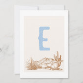 Carte Bannière "E" ONE Western High Chair (Devant)