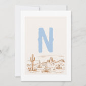 Carte Bannière "N" ONE Western High Chair (Devant)