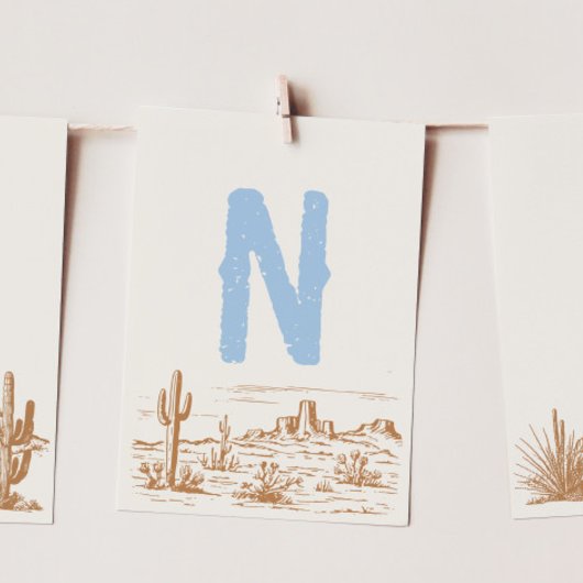 Carte Bannière "N" ONE Western High Chair