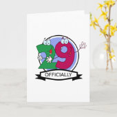 Carte Bannière officielle 29 Anniversaire (Fleur jaune)