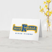 Carte Bannière Riverdale River Vixens (Fleur jaune)