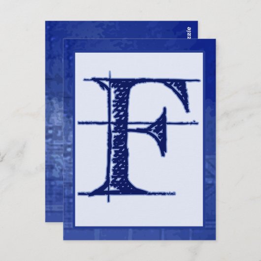 Carte Bannière type "F" (Devant / Derrière)