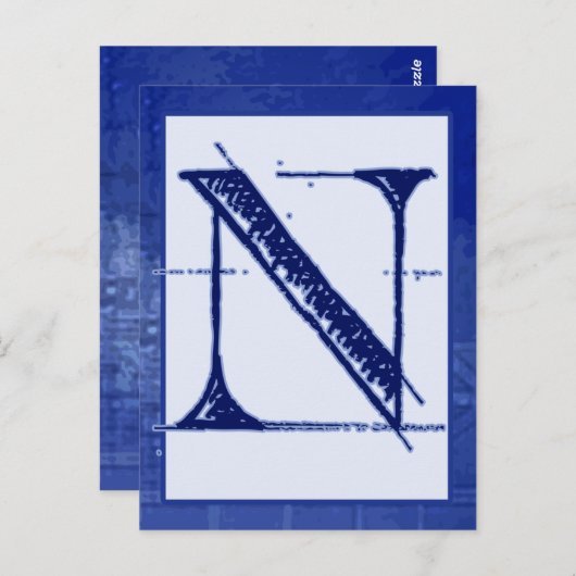 Carte Bannière type "N" (Devant / Derrière)