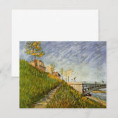 Carte Banques de Seine, Pont de Clichy par Vincent van G (Devant / Derrière)