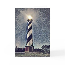 Banques extérieures du phare de Cape Hatteras OBX 