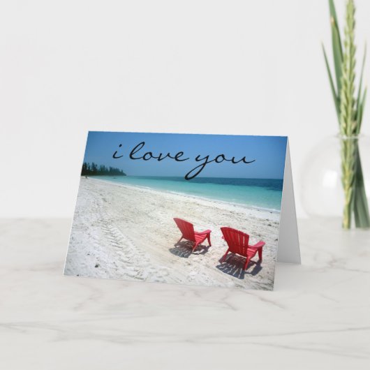 Carte banquettes de plage (Devant)
