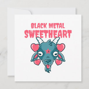 Carte Baphomet tête de chèvre mignon