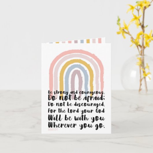 Carte Baptême (Fleur jaune)