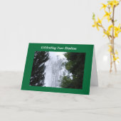 Carte baptême (Fleur jaune)