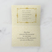 Carte Baptême adulte de Jésus par Jean le Baptiste (Intérieur)