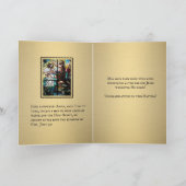 Carte Baptême adulte de Jésus par Jean le Baptiste (Intérieur)