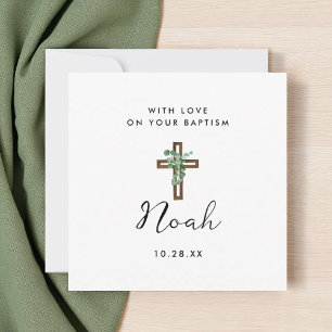 Carte Baptême Cute Pour La Fête Du Baptême Godson