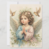 Carte Baptême de bébé (Dos)