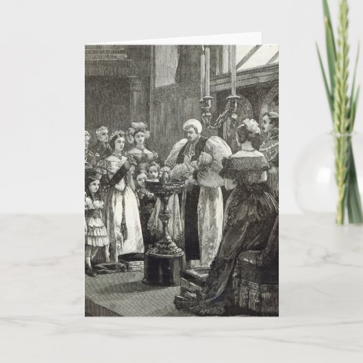 Carte Baptême de la princesse Louise (Devant)