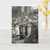 Carte Baptême de la princesse Louise (Fleur jaune)