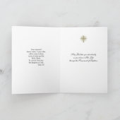 Carte Baptême de petit-fils bébé garçon bénédiction de b (Intérieur)