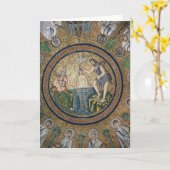 Carte Baptême du Christ (Fleur jaune)