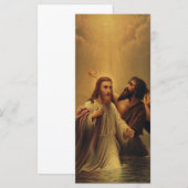 Carte Baptême du Christ (Devant / Derrière)