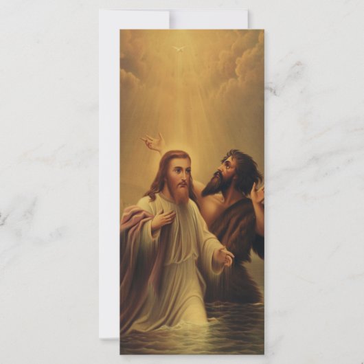 Carte Baptême du Christ (Devant)