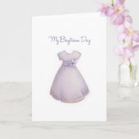 Carte Baptême fille