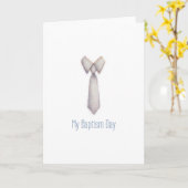 Carte Baptême Garçon (Fleur jaune)