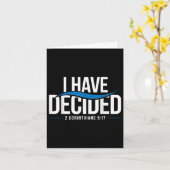 Carte Baptême J'Ai Décidé Baptisé _1 (Fleur jaune)