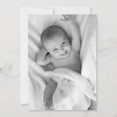 Carte Baptême langue espagnole écriture script Mi Bautiz (Dos)