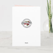 Carte Baptême Merci de baptême pour le prêtre (Dos)