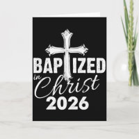 Baptisé Dans Le Christ 2026 - Croix Chrétienne Sal
