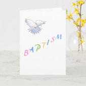 Carte Baptism (Fleur jaune)