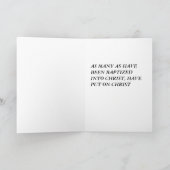 Carte Baptism (Intérieur)