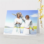 Carte Baptism of Christ (Fleur jaune)